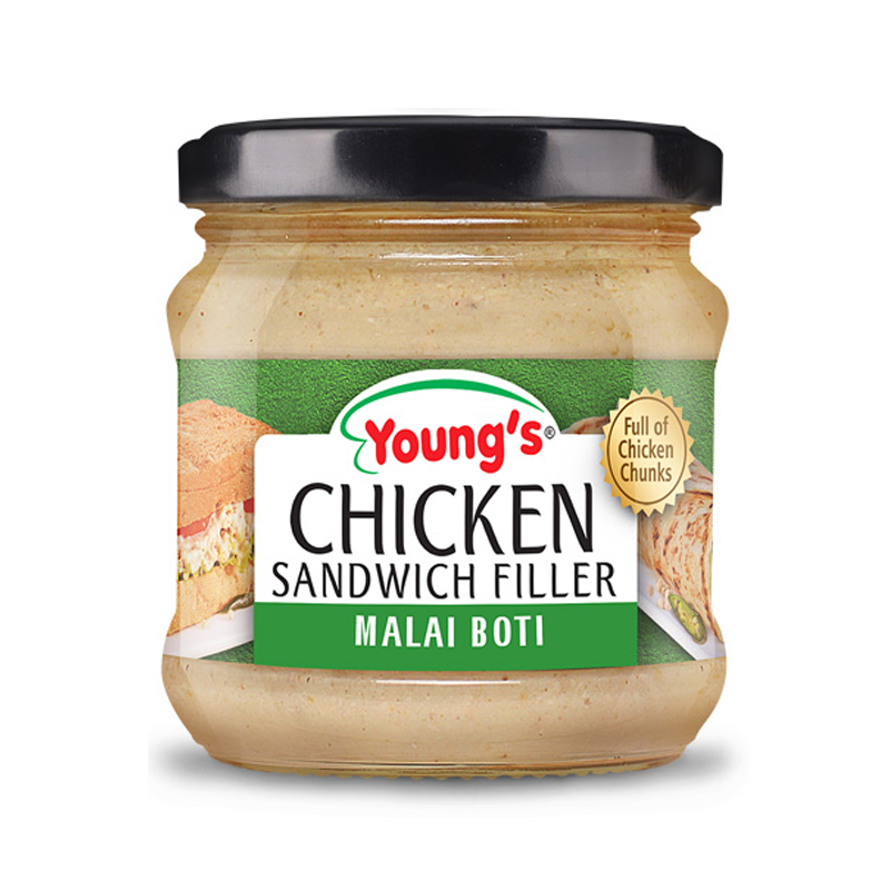 Buy young`s sandwich filler malai boti 140gm at best price in Pakistan Hydri Super Market